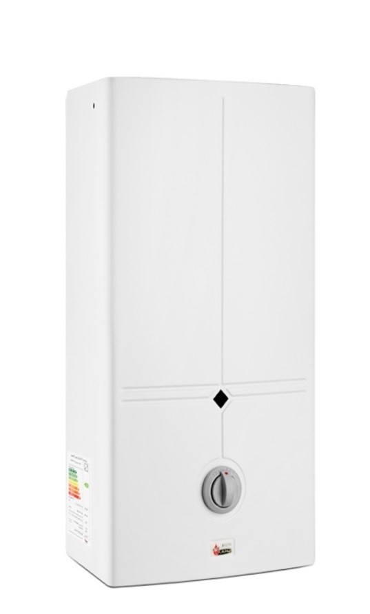 آبگرمکن دیواری بوتان مدل B3215 با نمای زاویه‌دار